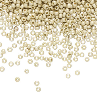 TR-11-PF558F - 11/0 - TOHO BEADS® - PermaFinish Opaque Matte Galvanised Aluminum - 50gms - Glass Round Seed Beads