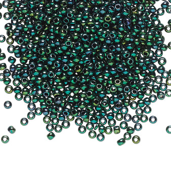 TR-11-506 - 11/0 - TOHO BEADS® - Opaque Higher-Metallic June Bug - 50gms - Glass Round Seed Beads