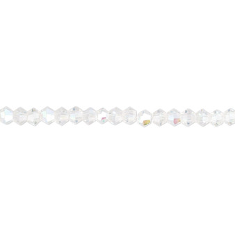 3mm - Celestial Crystal® - Transparent Clear AB - 15.5" Strand - Faceted Bicone Crystal