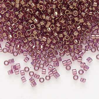 DB0108 - 11/0 - Miyuki Delica - Luster Gold Amethyst - 50gms - Cylinder Seed Beads