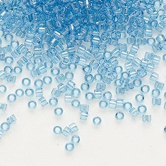DB0113 - 11/0 - Miyuki Delica - Transparent Luster Blue - 50gms - Cylinder Seed Beads