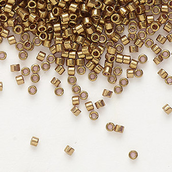 DB0115 - 11/0 - Miyuki Delica - Transparent Luster Met Rose Gold - 50gms - Cylinder Seed Beads