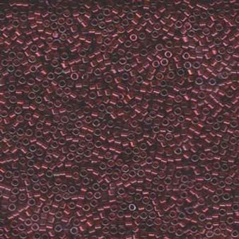 DB0120 - 11/0 - Miyuki Delica - Luster Dark Topaz Claret - 50gms - Cylinder Seed Beads