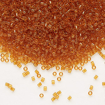 DB1101 - 11/0 - Miyuki Delica - Transparent Marigold - 50gms - Cylinder Seed Beads