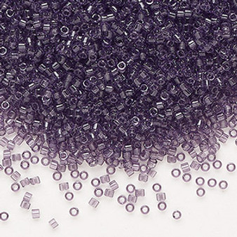 DB1105 - 11/0 - Miyuki Delica - Tr Light Amethyst - 7.5gms - Cylinder Seed Beads