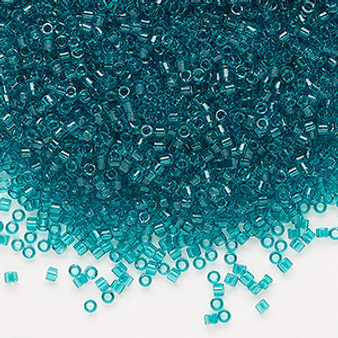 DB1108 - 11/0 - Miyuki Delica - Tr Caribbean Teal - 50gms - Cylinder Seed Beads