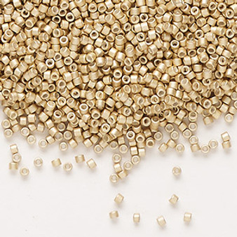 DB1153 - 11/0 - Miyuki Delica - Galvanized SF Mead - 7.5gms - Cylinder Seed Beads
