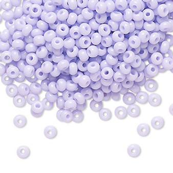 Seed bead, Preciosa, Czech glass, opaque lavender (23420), #8 rocaille. Sold per 50-gram pkg.