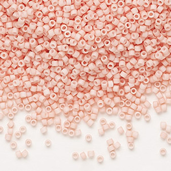 DB1513 - 11/0 - Miyuki Delica - Op Mat Light Salmon - 7.5gms - Cylinder Seed Beads