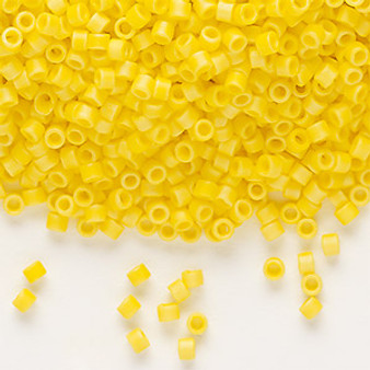 DB1592 - 11/0 - Miyuki Delica - Opaque Matte Rainbow Canary - 7.5gms - Cylinder Seed Beads