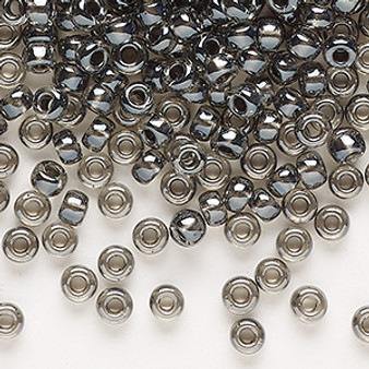 6-2276 - 6/0 - Miyuki - Translucent Steel Lined Luster Clear - 25gms - Glass Round Seed Bead