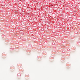 8-535 - 8/0 - Miyuki - Opaque Carnation Pink Luster Alabaster - 50gms - Glass Round Seed Bead