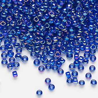 8-177 - 8/0 - Miyuki - Translucent Rainbow Cobalt - 50gms - Glass Round Seed Bead