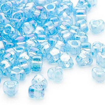 TR5-1155 - Miyuki - #5 - Transparent Iris Light Blue - 250gms - Triangle Glass Bead