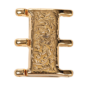 Last Stock: Cymbal NISIDA III - 8/0 Magnetic Clasp 24kt Gold Plate - Sold per Clasp