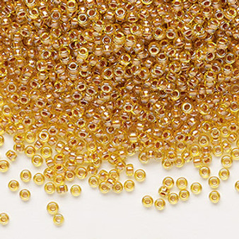 11-3802 - 11/0 - Miyuki - Translucent Copper Pearl  Lined Marigold - 25gms - Glass Round Seed Bead