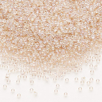 15-292 - 15/0 - Miyuki - Translucent Rainbow Pink Mist - 8.2gms Vial Glass Round Seed Beads