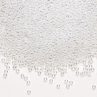 15-160 - 15/0 - Miyuki - Translucent Luster Crystal Clear - 35gms Glass Round Seed Beads