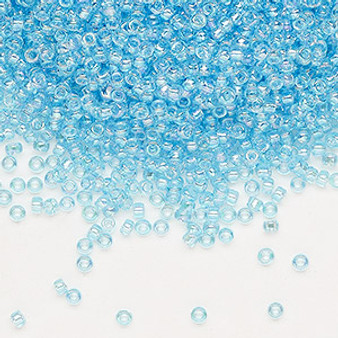 11-260 - 11/0 - Miyuki - Translucent Rainbow Aqua - 25gms - Glass Round Seed Bead