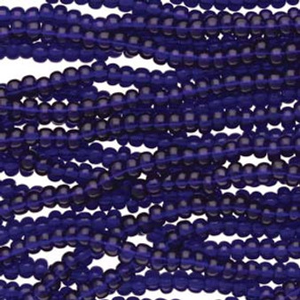 LAST STOCK: Seed bead, Preciosa Ornela, Czech glass, Cobalt  (30110), #11 round. Sold per hank.