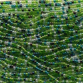 LAST STOCK: Seed bead, Preciosa Ornela, Czech glass, Evergreen (Mix 03), #11 round. Sold per hank.