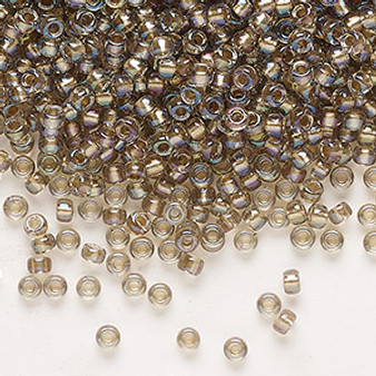 8-3540 - 8/0 - Miyuki - Translucent Moth lined Luster Clear - 50gms - Glass Round Seed Bead