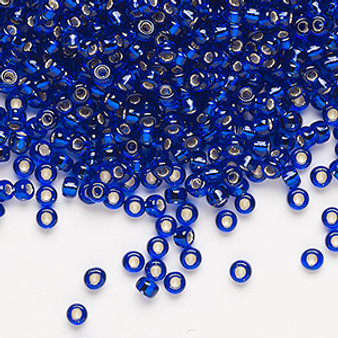 8-20 - 8/0 - Miyuki - Tr Silver Lined Cobalt Blue - 50gms - Glass Round Seed Bead