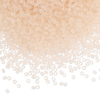 DB1263 - 11/0 - Miyuki Delica - Transparent Matte Mist Pink - 7.5gms - Cylinder Seed Beads