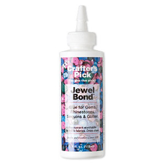 Adhesive, Crafter's Pick™ Jewel Bond™. Sold per 4-fluid ounce bottle.