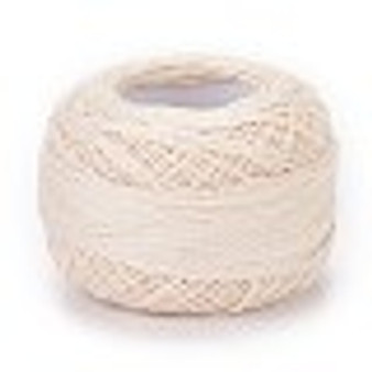 8# Cotton Crochet Threads, Mercerized Cotton Yarn, for Weaving, Knitting & Crochet, Antique White, 1mm, 50g/roll