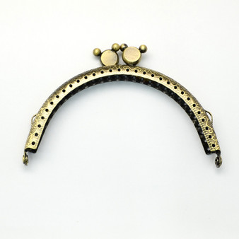 LAST STOCK: 1 x Purse Frame 110mm x 80mm x 10mm Antique Bronze