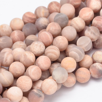 LAST STOCK: Round Natural Sunstone Beads Strand, 6mm, Hole: 1mm, about 63pcs/strand, 15.5 inch