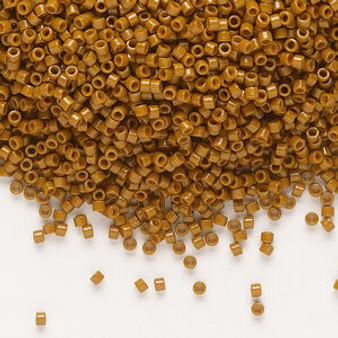 LAST STOCK: DB2109 - 11/0 - Miyuki Delica - Duracoat® opaque sienna - 7.5gms - Cylinder Seed Beads
