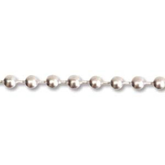 2 metre of Ball Chain (Ball 2mm in diameter) (Platinum)