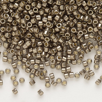 DB1852 - 11/0 - Miyuki Delica - Duracoat® Opaque Galvanized Pewter - 7.5gms - Cylinder Seed Beads