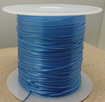 10 metre spool of Elastic Fibre Wire - 0.8mm thick Light Blue