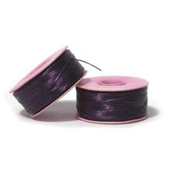 Thread, Nymo®, nylon. 1 x Bobbin Size B - 72yds Dark Purple