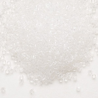 DB0141 - 11/0 - Miyuki Delica - Transparent Crystal - 7.5gms - Cylinder Seed Beads