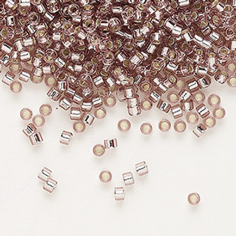 DB0146 - 11/0 - Miyuki Delica - Silver Lined Lilac - 7.5gms - Cylinder Seed Beads