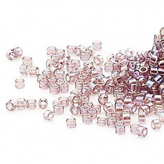 DB0173 - 11/0 - Miyuki Delica - Transparent Lilac AB - 7.5gms - Cylinder Seed Beads