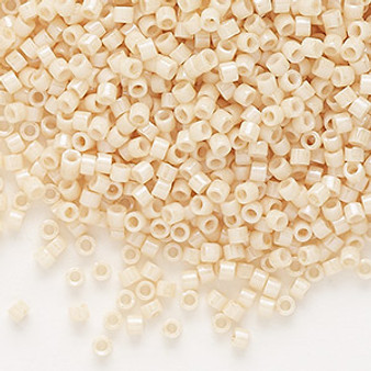 DB0204 - 11/0 - Miyuki Delica - Op Lst Lt Beige - 7.5gms - Cylinder Seed Beads