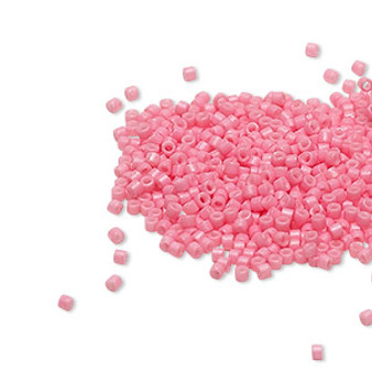 DB2117 - 11/0 - Miyuki Delica - Duracoat® Opaque Pink - 7.5gms - Cylinder Seed Beads