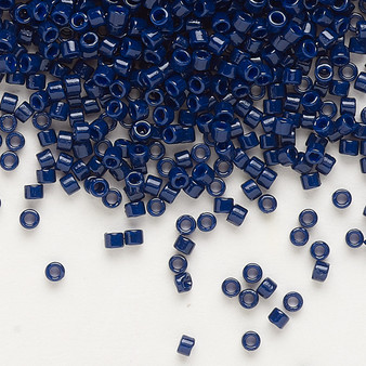 DB2144 - 11/0 - Miyuki Delica - Duracoat® Opaque Dark Navy Blue - 7.5gms - Cylinder Seed Beads