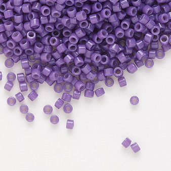 DB2140 - 11/0 - Miyuki Delica - Duracoat® opaque deep purple - 7.5gms - Cylinder Seed Beads