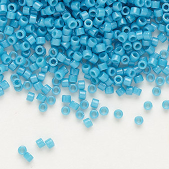 DB2133 - 11/0 - Miyuki Delica - Duracoat® Opaque Teal - 7.5gms - Cylinder Seed Beads