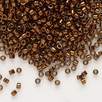 DB0461 - 11/0 - Miyuki Delica - Opaque Nickel-Finished Copper - 7.5gms - Cylinder Seed Bead