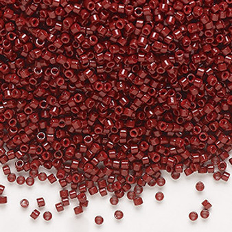 DB2120 - 11/0 - Miyuki Delica - Duracoat Opaque Maroon - 7.5gms - Cylinder Seed Beads