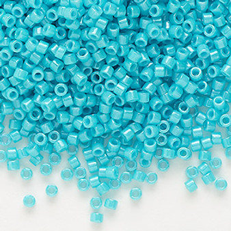 DB0658 - 11/0 - Miyuki Delica - Opaque Turquoise Green - 7.5gms - Cylinder Seed Beads