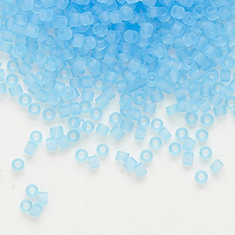 DB0747 - 11/0 - Miyuki Delica - Translucent Matt Aqua - 7.5gms - Cylinder Seed Beads