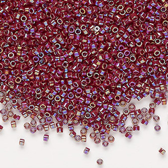 DB1574 - Miyuki Delica Beads - Cylinder- SIZE #11 - 7.5gms - Colour DB1574 opaque rainbow currant